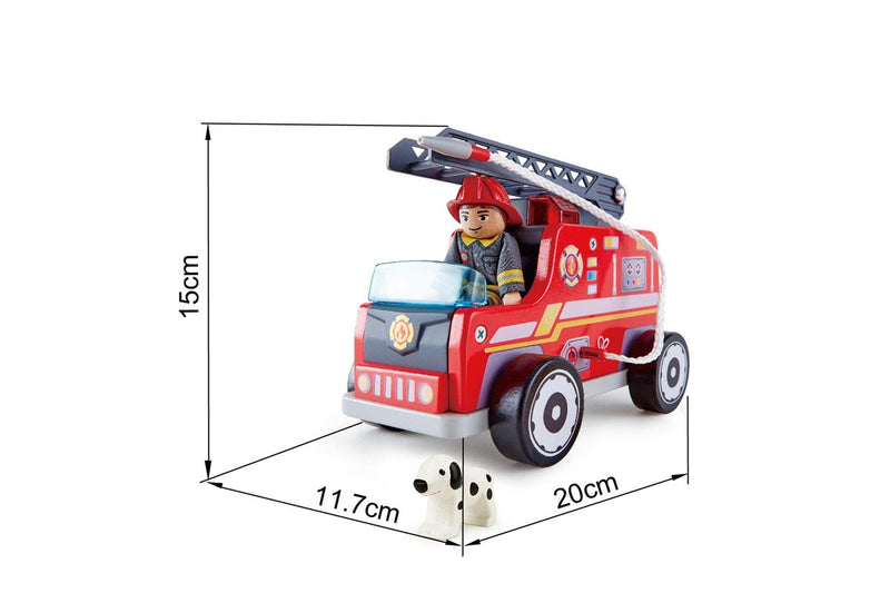 Hape: Fire-Engine - Wooden Playset