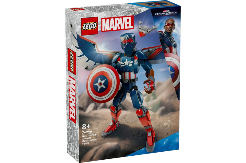 LEGO Marvel: New Captain America Construction Figure - (76296)