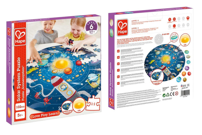 Hape: 100-Piece Puzzle - Solar System