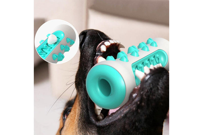 Dog Bone Chew Toy Teeth Cleaning Training Dog Toy Blue