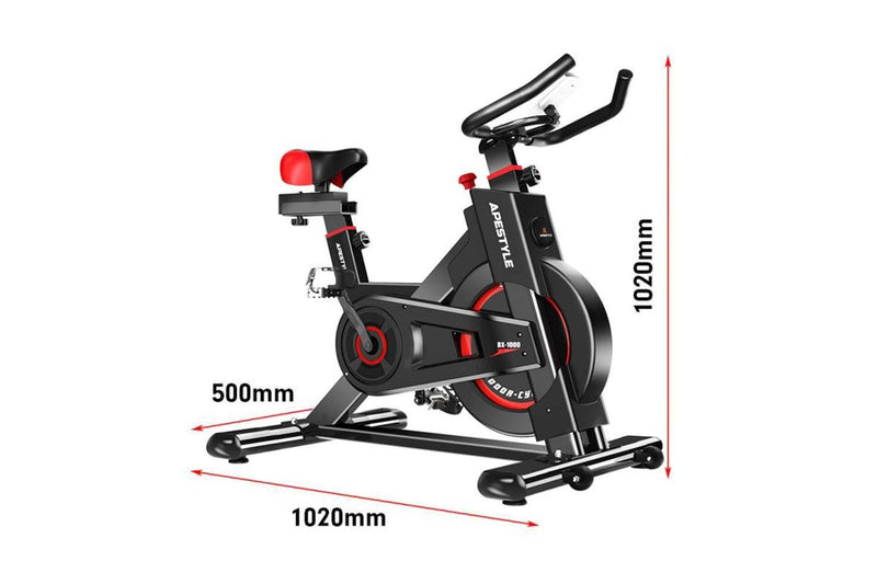 Ape Style BX-1000 Heavy Duty Spin Bike - Black