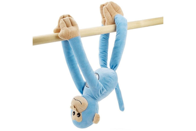 Manchester City FC Monkey Plush Toy (Sky Blue) (One Size)