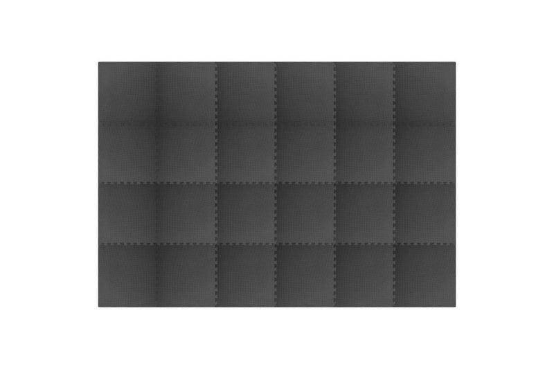 Floor Mats 24 Pcs Eva Foam Black