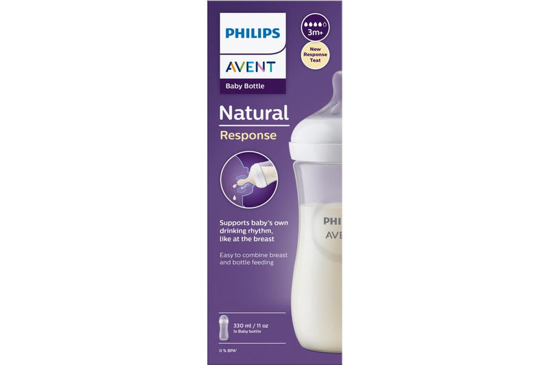 Avent: Natural Response Bottle - 330ml (Single)