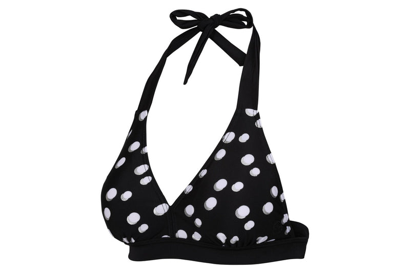 Regatta Womens/Ladies Flavia Polka Dot Bikini Top (Black/White) (14 UK)