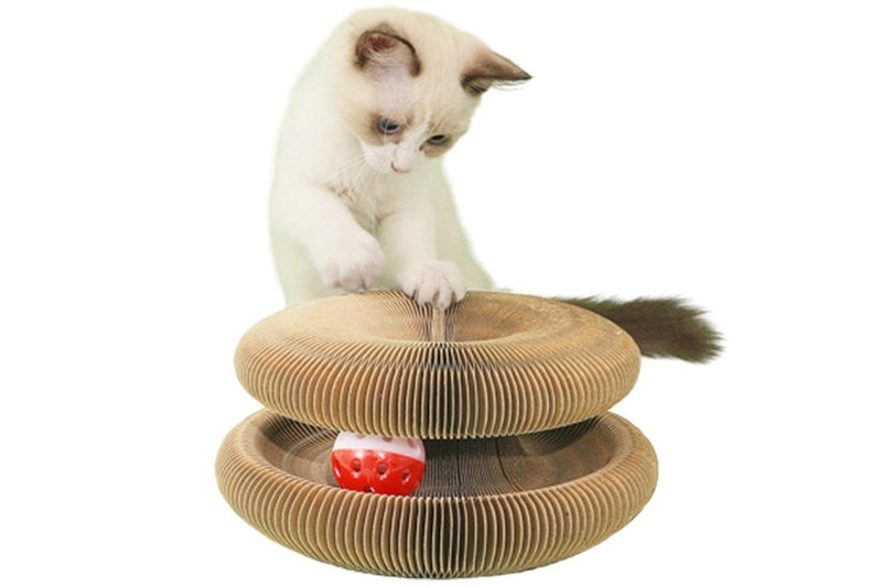 Magic Organ Cat Scratching Board with Toy Bell