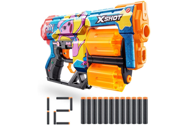 Zuru: X-Shot Skins Dread Blaster - Poppy Playtime (Kissy)