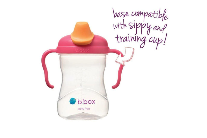 b.box: Spout Cup - Raspberry (240ml)