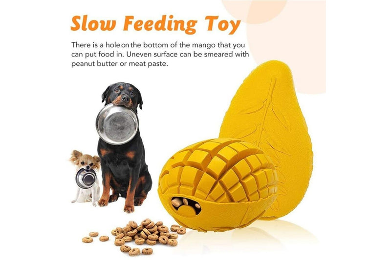 Natural Rubber Interactive Food Dispensing Dog Toy For Small Medium Large Dogs