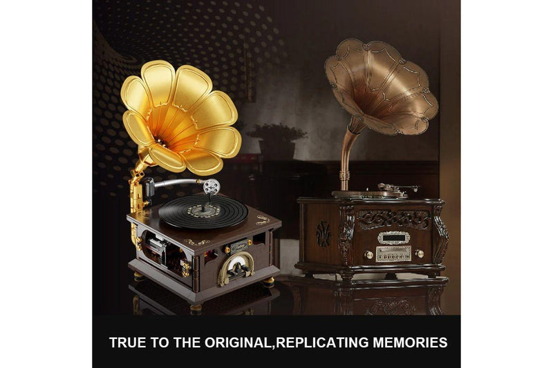 Joyside Series: Retro Gramophone - Buildable Set (646pcs)