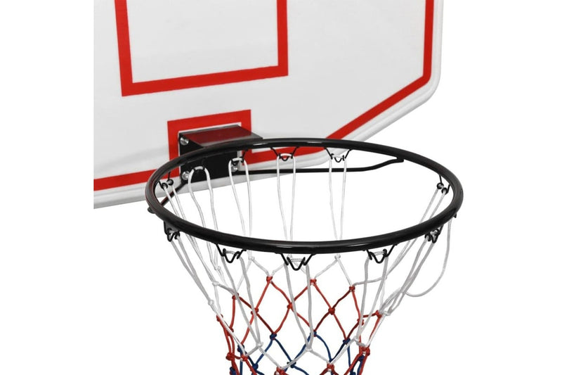 Basketball Backboard White 109x71x3 Cm Polyethene Ktllx