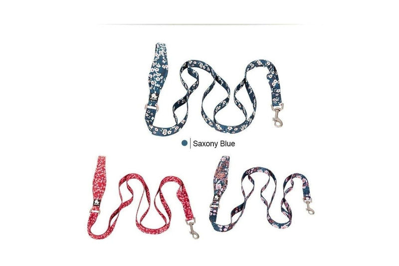 Floral Design Padded Handle Pet Leash