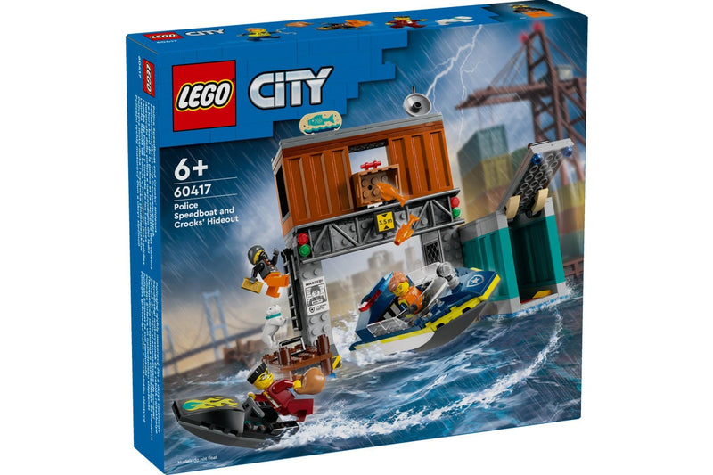 LEGO City: Police Speedboat & Crooks' Hideout - (60417)