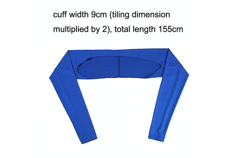 Golf Sunscreen Shawl Sleeves Outdoor Sports Cycling Ice Silk One Word Raglan Sleeves - Size One Code