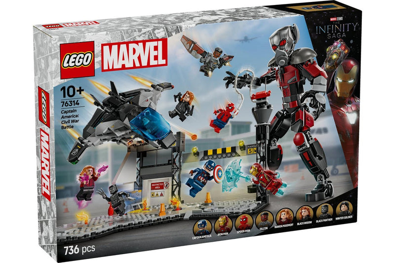 LEGO Marvel: Captain America Civil War Action Battle - (76314)