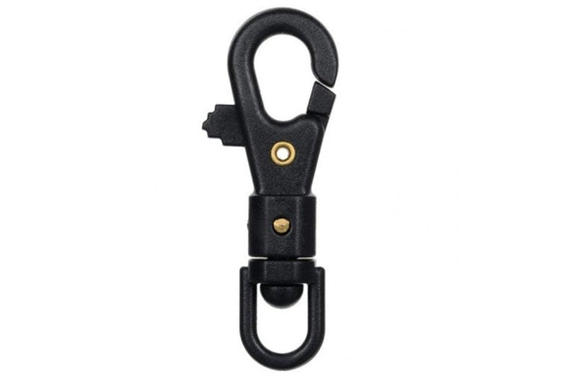 360 Degree Rope Hook 5Pcs Black - Standard