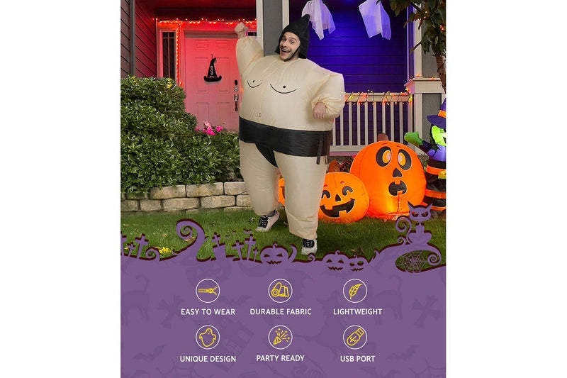 Inflatable Costume Sumo Halloween Cosplay Suit