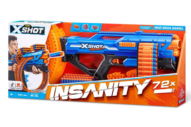 Zuru: X-Shot Insanity - Mad Mega Barrel Blaster