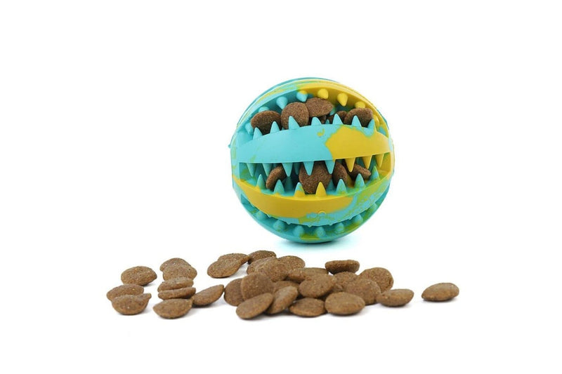 Durable Healthy Teeth Cleaning Rubber Chew Ball Toys For Medium Large Dogs