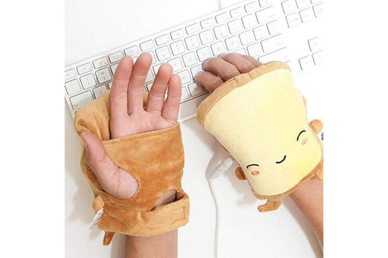 Toasty Bread Usb Glove Warmers - One Size - Set Of 1