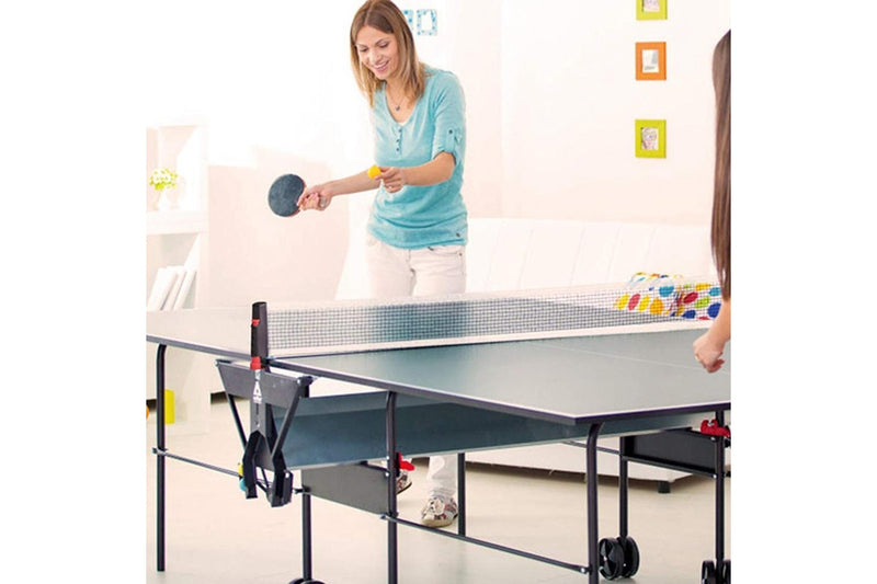 Home Ping Pong Set With Paddles Balls And Table Tennis Net - Red Black Set