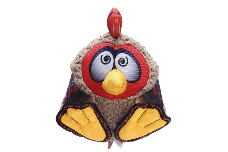 2x Paws & Claws Loony Birds Plush Soft Pet Dog Play Interactive Toy 17.5cm Asstd