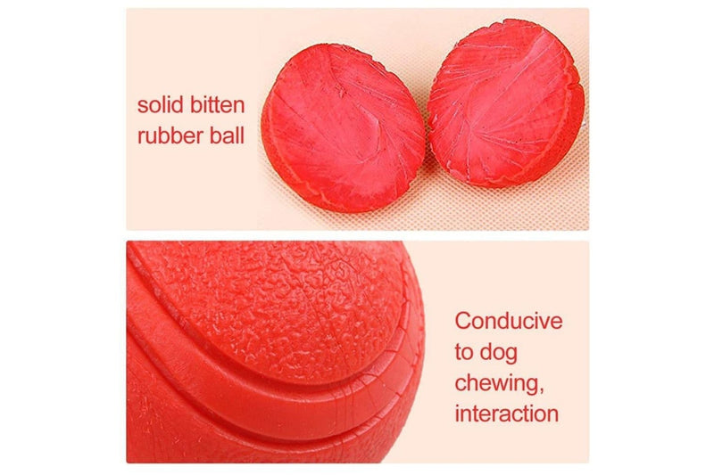 High-bouncing Solid Rubber Chew Ball For Small Medium Large Dogs