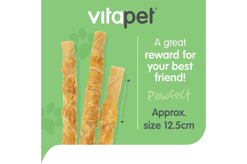 Vitapet: Chicken Wrapped Rawhide Chewz (5 Pack)