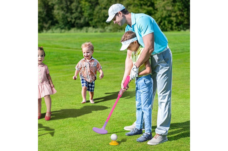 Toddler Golf Ball Game Playset Golf Toy Set Black