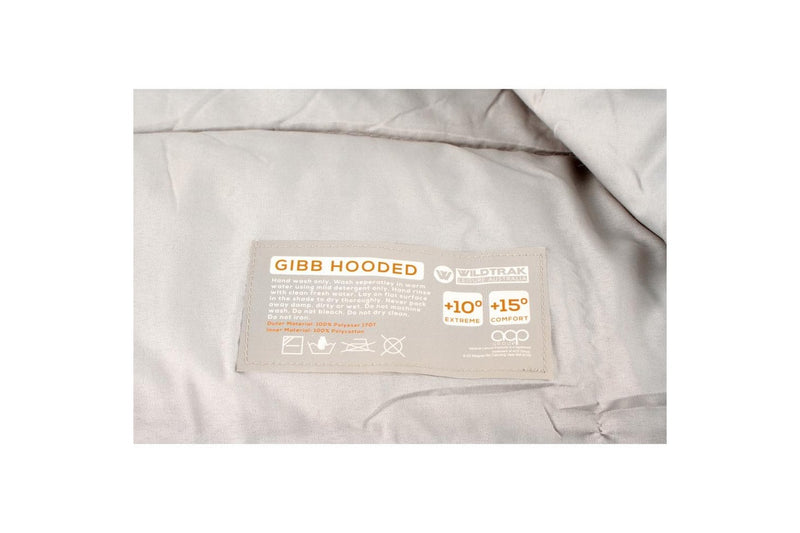 Wildtrak Leisure Australia Gibb Portable Travel Hooded Sleeping Bag 215cm