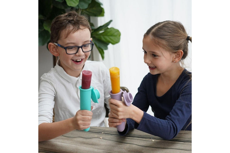 Melii: Silicone Push Pops - 4 Pack with Tray