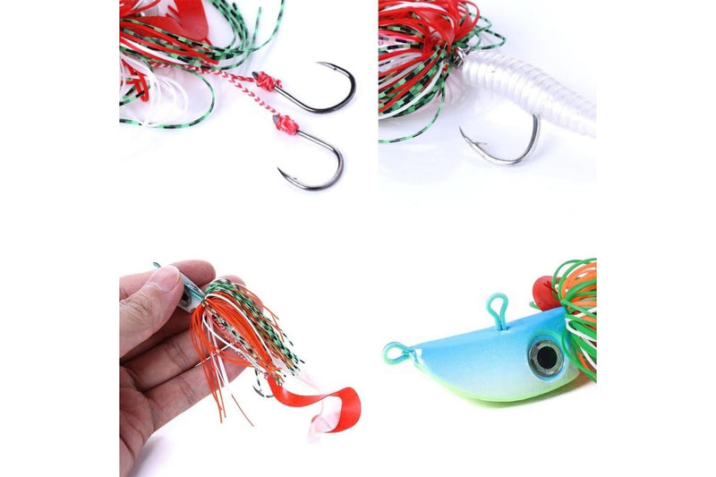 100g Fish Head Beard Lead Hook For Hengjia Jig