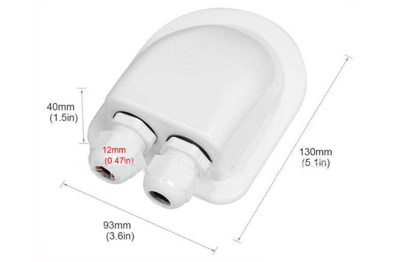 Double Cable Entry Gland Solar Panel Mounting Boat Roof For Caravan Gland Box