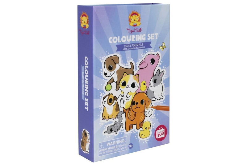 Tiger Tribe: Colouring Set - Baby Animals