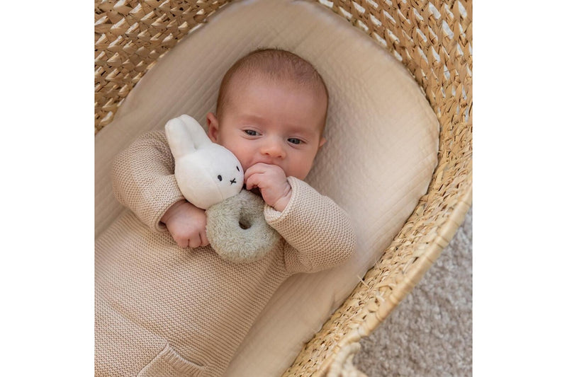 Miffy: Fluffy Ring Rattle - Green