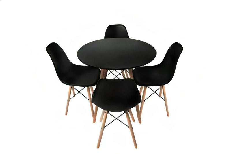 Fraser Country Modern Dining Chair Set of 4 - Black