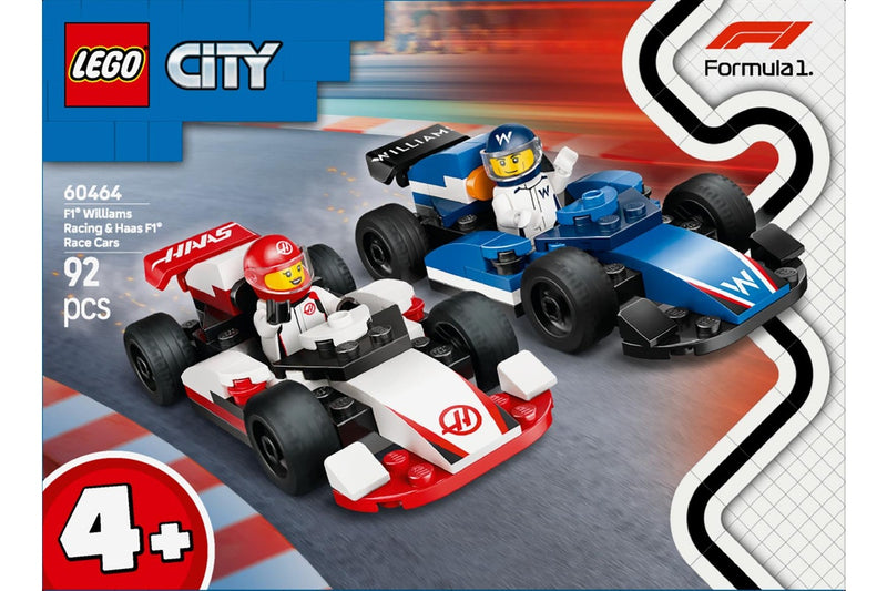 LEGO City: F1 Williams Racing & Haas F1 Race Cars - (60464)