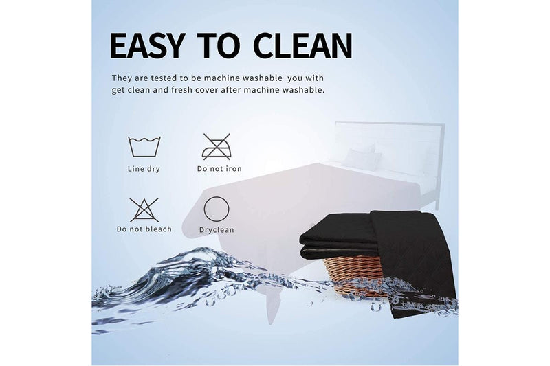 Multipurpose Water-Resistant Pet Furniture Protector- XL | Black