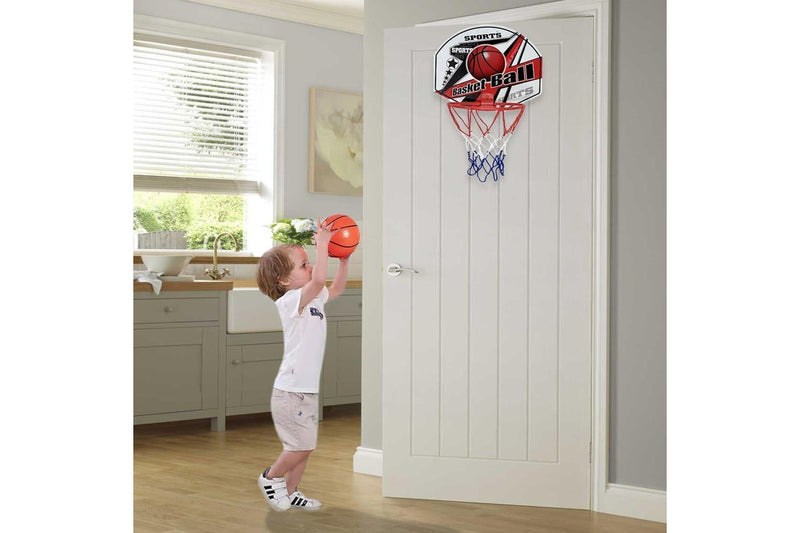 Mini Basketball Hoop Ring Kids Toy Children Door Indoor Hang Backboard