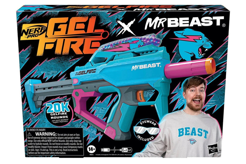 Nerf Pro: Gelfire X MrBeast - Motorized Blaster