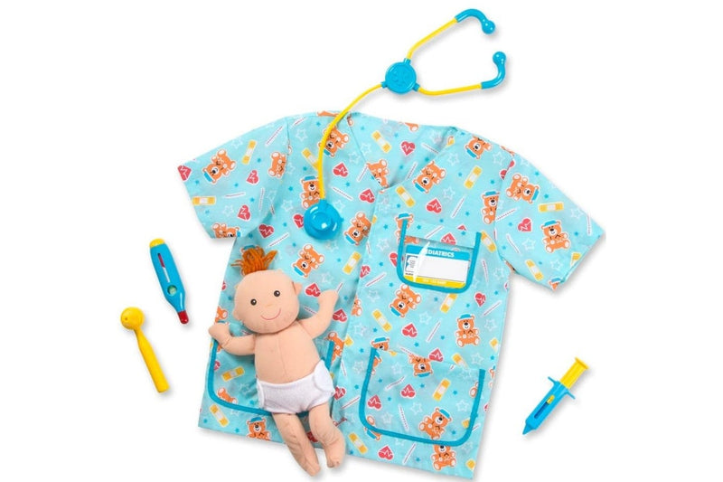 Melissa & Doug: Pediatric Nurse Costume - Roleplay Set