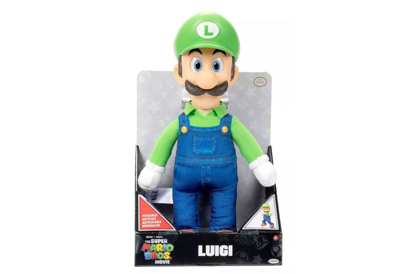 Super Mario: Luigi - 15" Poseable Plush