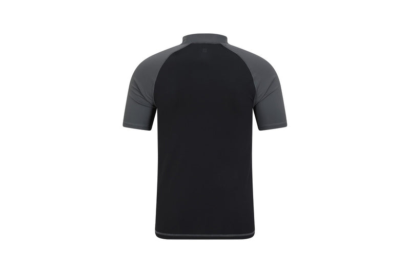 Mountain Warehouse Mens Rash Guard (Pack of 2) (Black) (L)