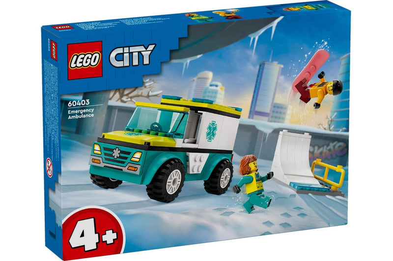 LEGO City: Emergency Ambulance & Snowboarder - (60403)