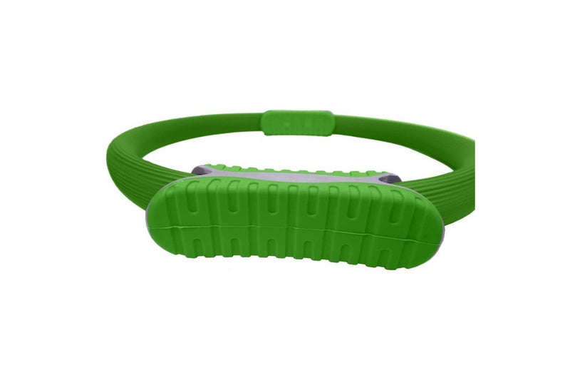 Powertrain Pilates Ring Band Yoga Home Workout Exercise Band- Green