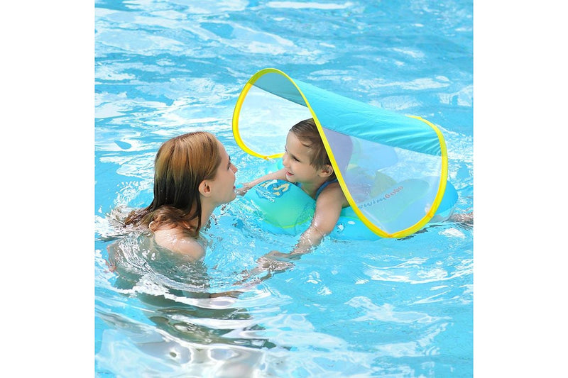 Baby Swimming Ring With Sunshade - Small