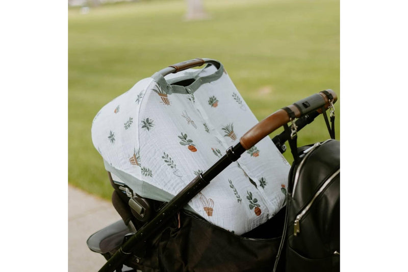 Little Unicorn: Muslin Car Seat Canopy V2 - Prickle Pots