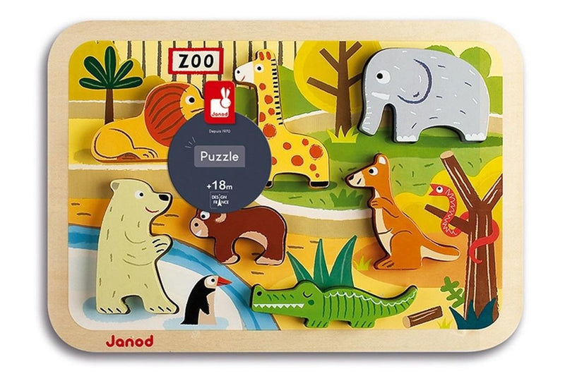 Janod: Zoo Chunky Puzzle