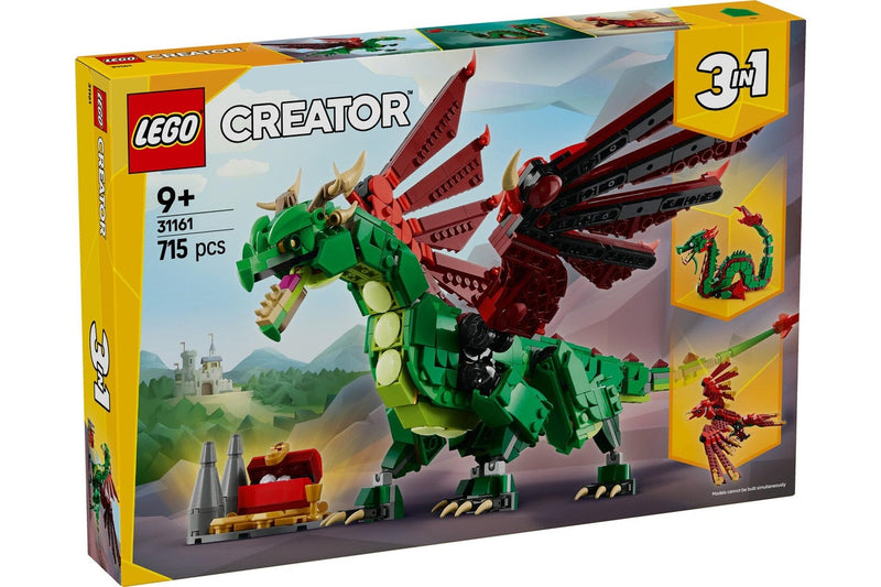 LEGO Creator: 3-In-1 Medieval Dragon - (31161)