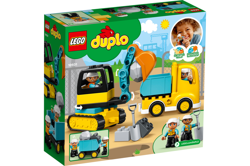 LEGO DUPLO: Truck & Tracked Excavator - (10931)